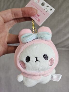 Sanrio x Mochipanda Kigurumi plush keychain